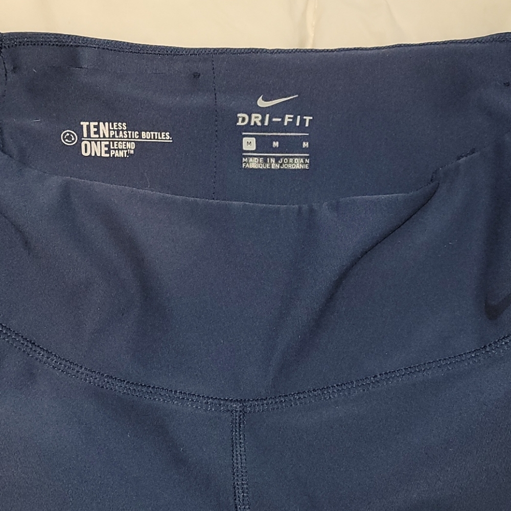 Nike Dri-Fit Full Length Leggings - Navy